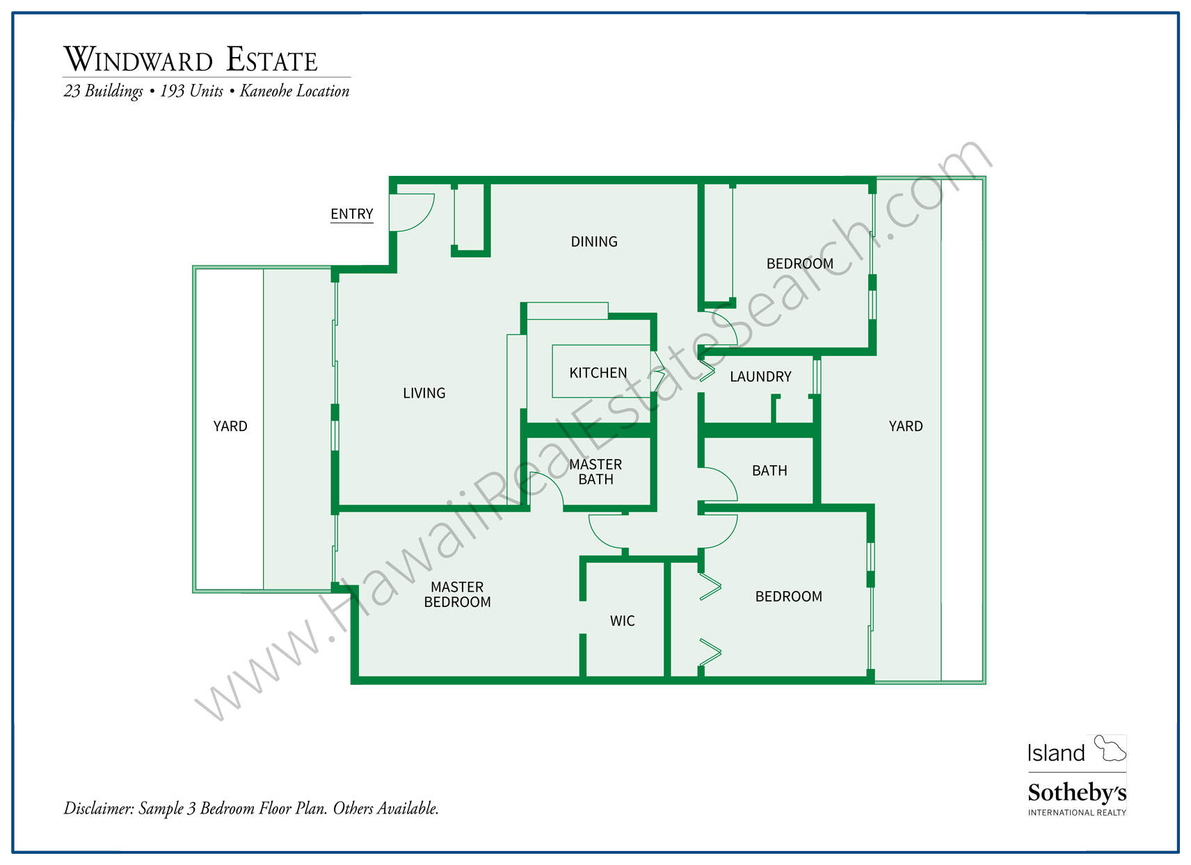 Windward Estates Floor Plan